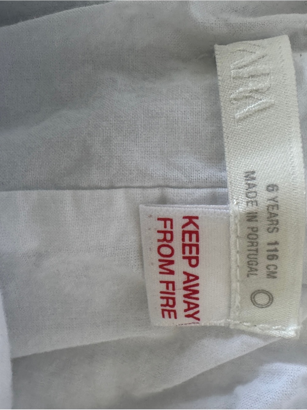 Zara White Heart Embroidered Girls' Dress - Picture 5 of 6